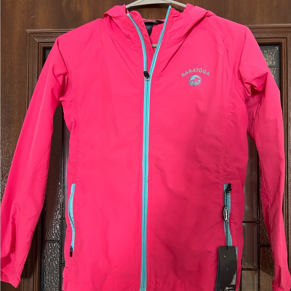 New with tags Saratoga Landway Brand Pink Windbreaker Jacket